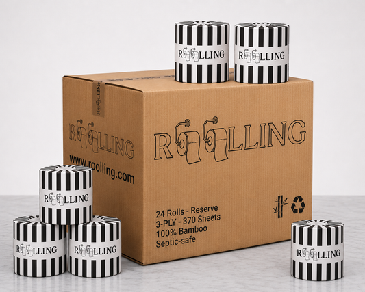 Toilet Paper — 24 Rolls - RESERVE - Comfort and convenience
